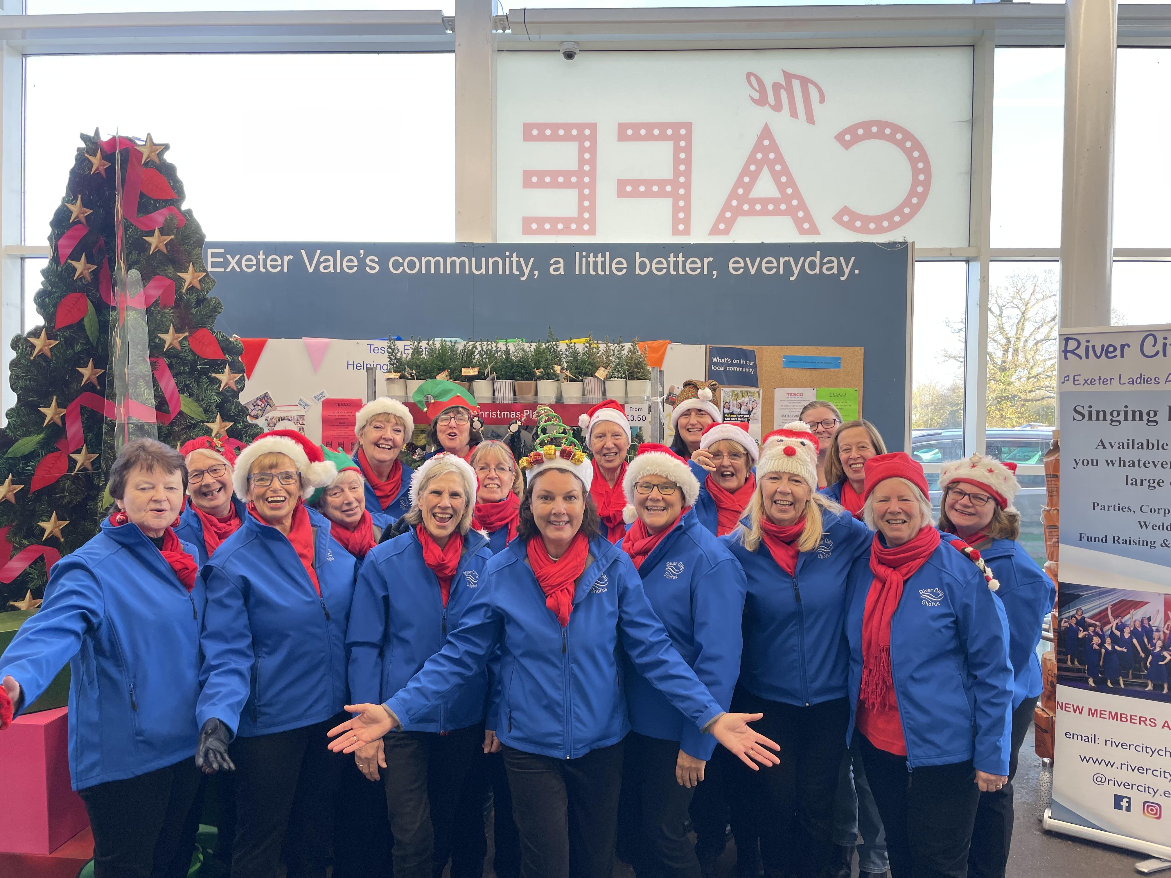 Tescos singing in aid of ELF