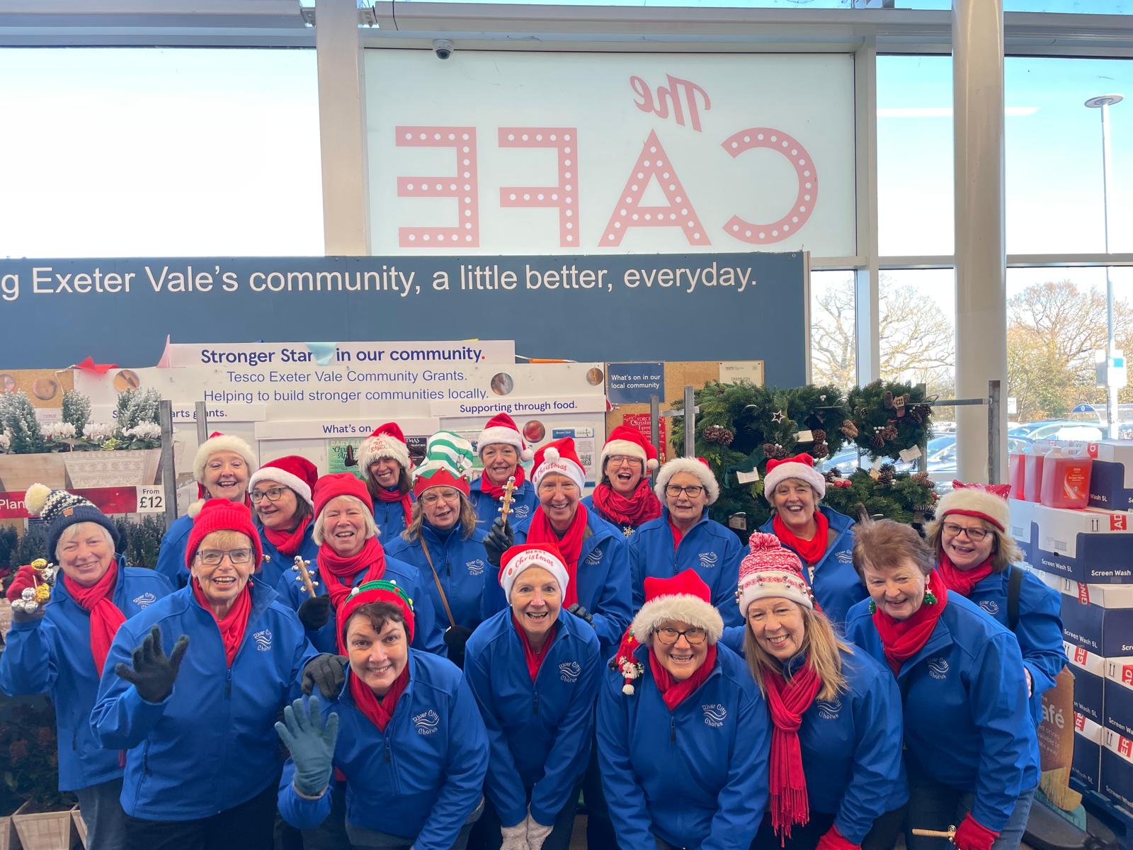 Tescos Christmas singing