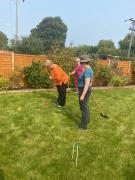 First attempts at croquet